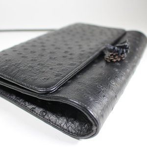 Vintage Brooks Brothers Crossbody OSTRICH bag